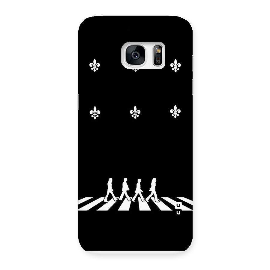 Walking Four Back Case for Galaxy S7 Edge
