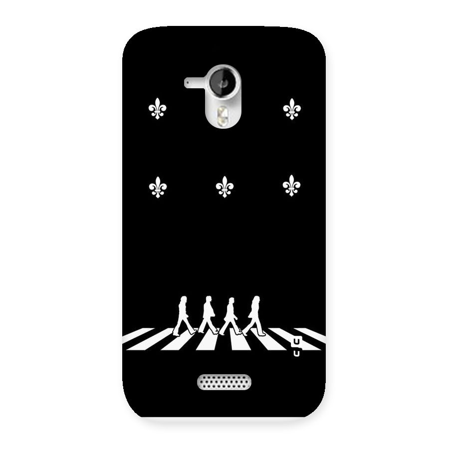 Walking Four Back Case for Micromax Canvas HD A116