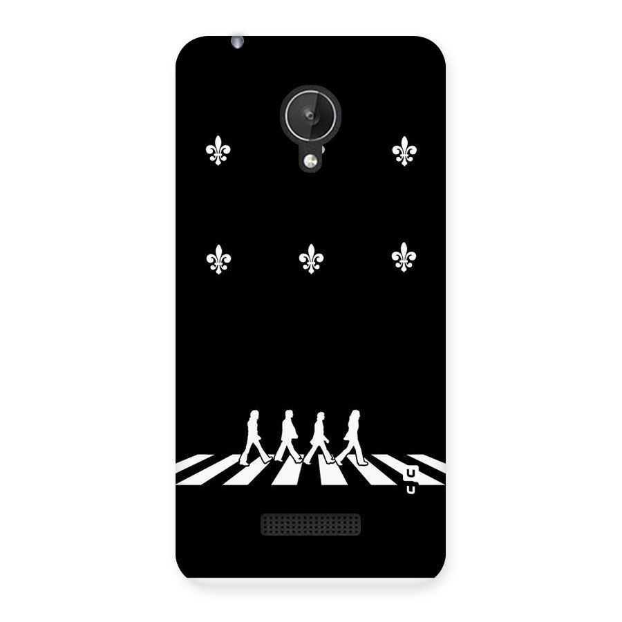 Walking Four Back Case for Micromax Canvas Spark Q380