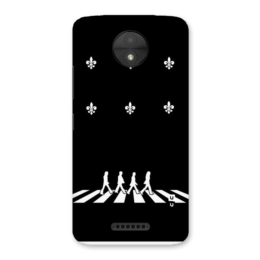 Walking Four Back Case for Moto C