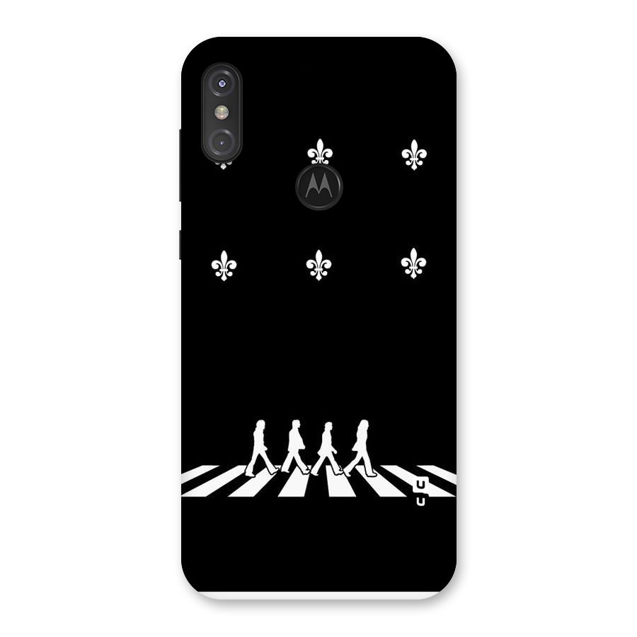 Walking Four Back Case for Motorola One Power