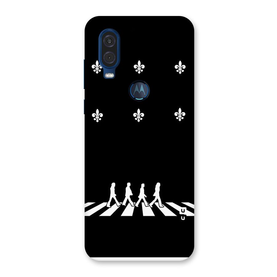 Walking Four Back Case for Motorola One Vision