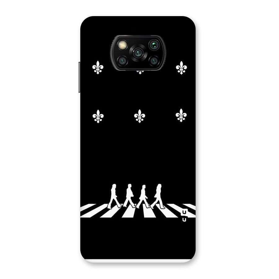 Walking Four Back Case for Poco X3