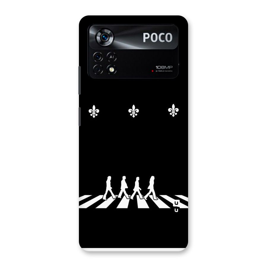 Walking Four Back Case for Poco X4 Pro 5G