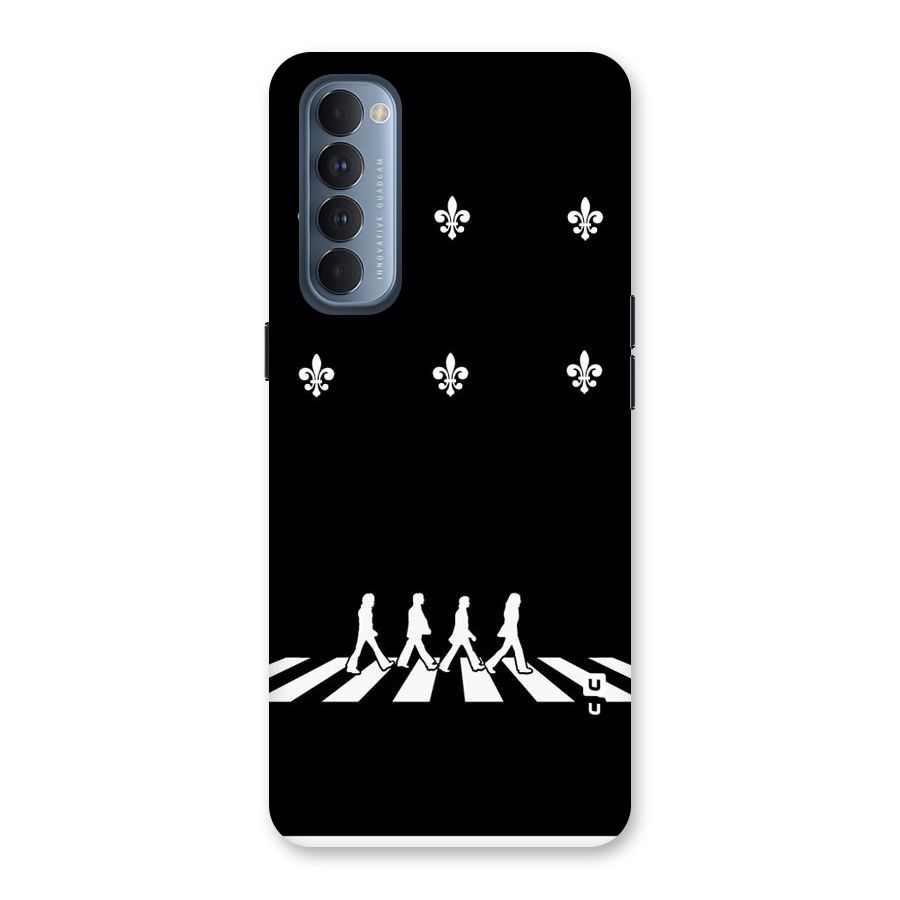 Walking Four Back Case for Reno4 Pro