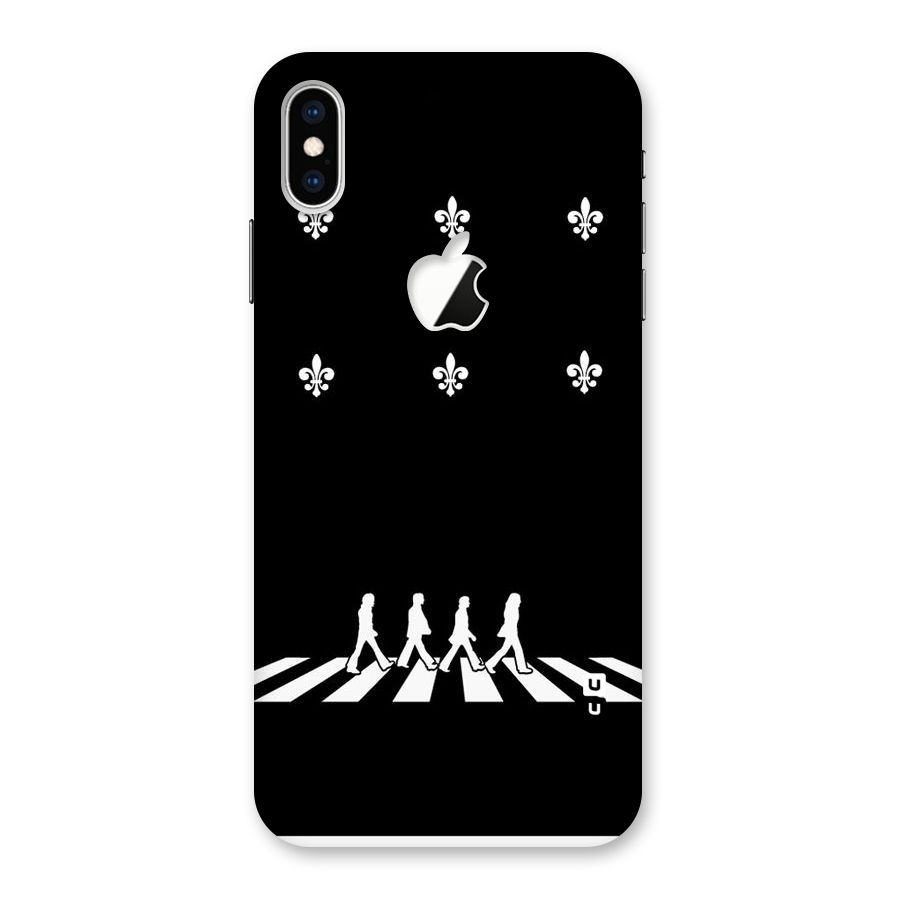 Walking Four Back Case for iPhone XS Max Apple Cut