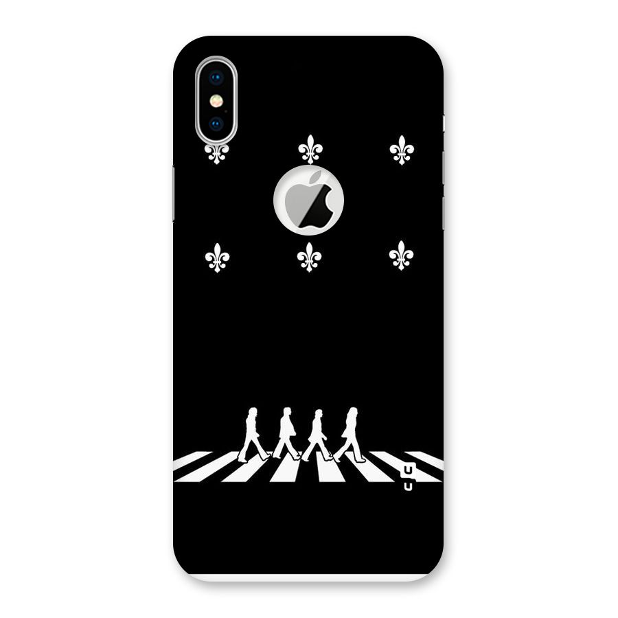 Walking Four Back Case for iPhone X Logo Cut
