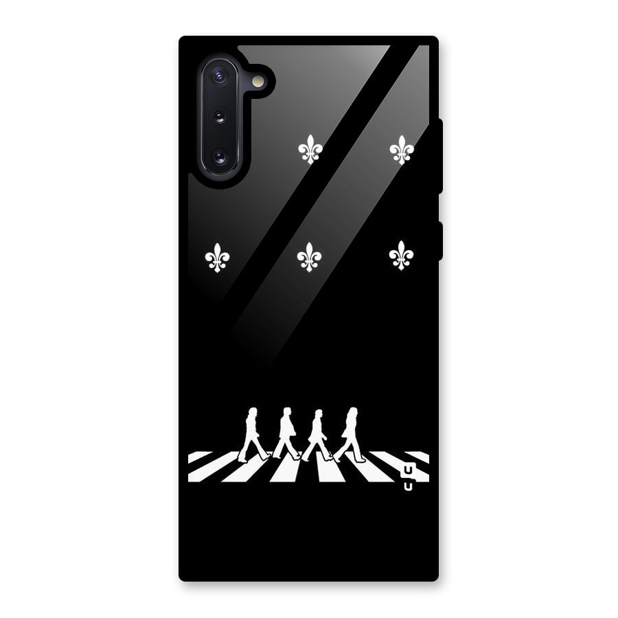 Walking Four Glass Back Case for Galaxy Note 10