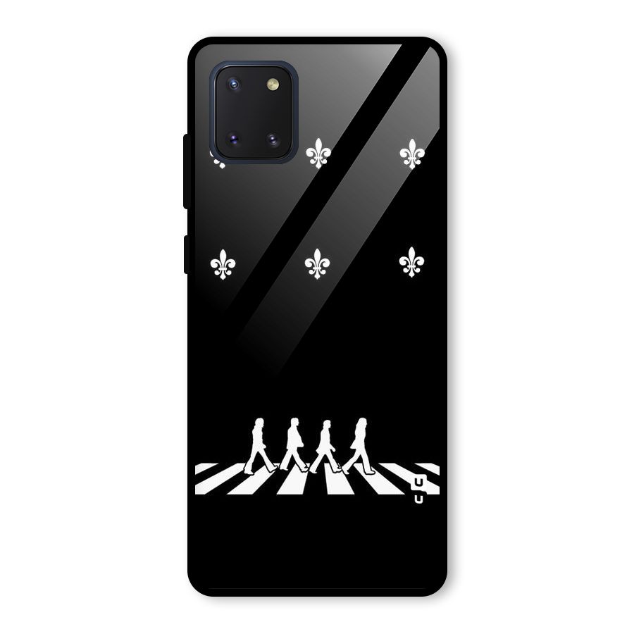 Walking Four Glass Back Case for Galaxy Note 10 Lite
