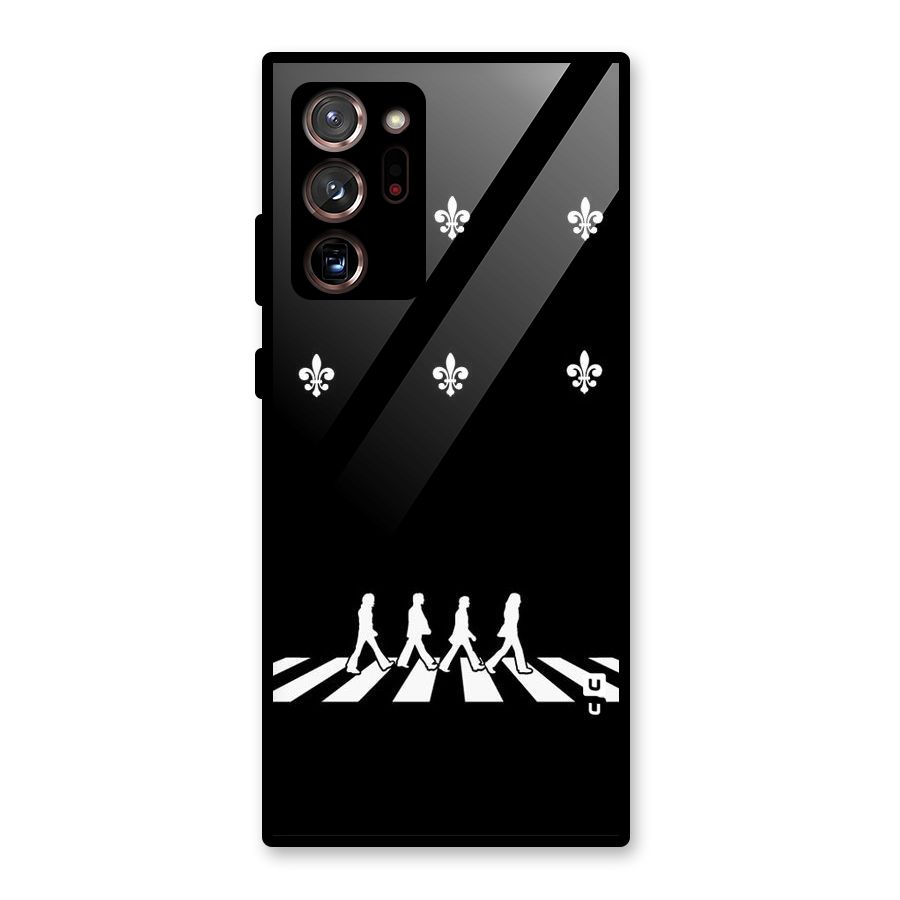 Walking Four Glass Back Case for Galaxy Note 20 Ultra