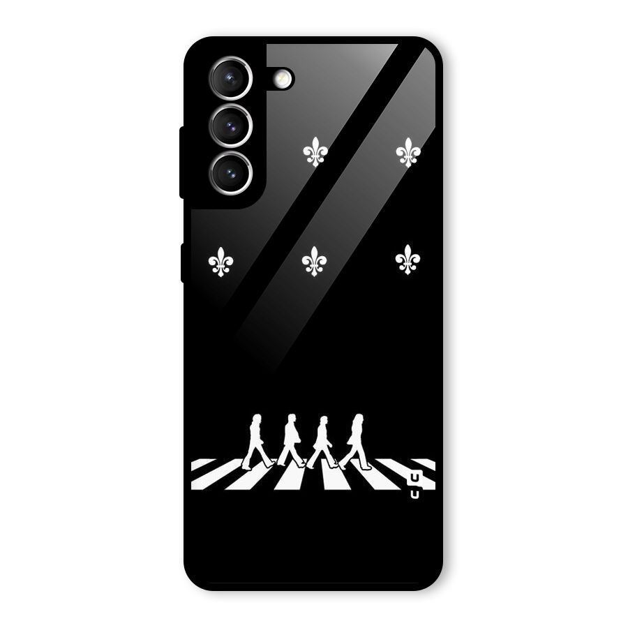 Walking Four Glass Back Case for Galaxy S21 5G