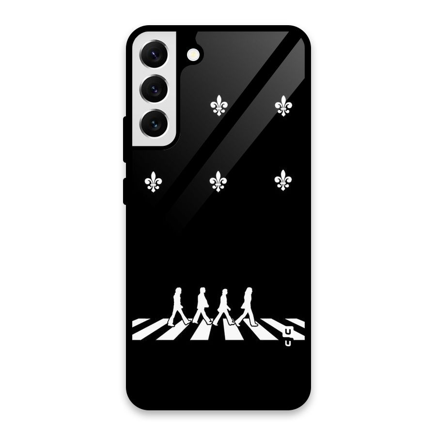 Walking Four Glass Back Case for Galaxy S22 Plus 5G