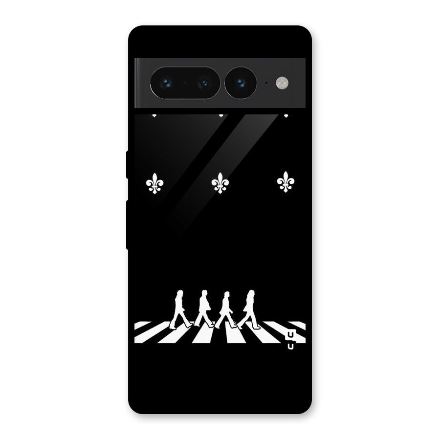 Walking Four Glass Back Case for Google Pixel 7 Pro