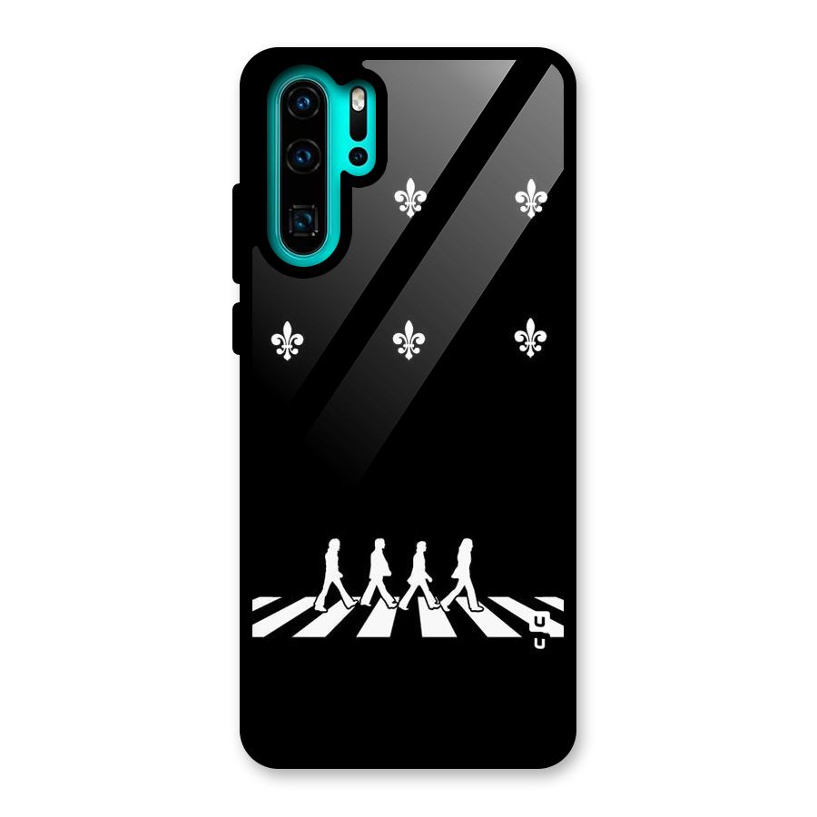 Walking Four Glass Back Case for Huawei P30 Pro