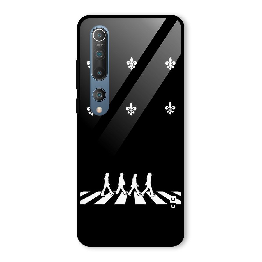 Walking Four Glass Back Case for Mi 10