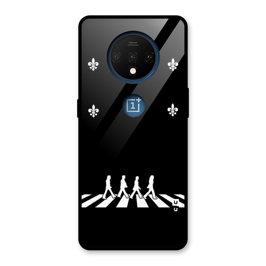Walking Four Glass Back Case for OnePlus 7T