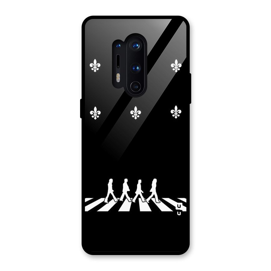 Walking Four Glass Back Case for OnePlus 8 Pro