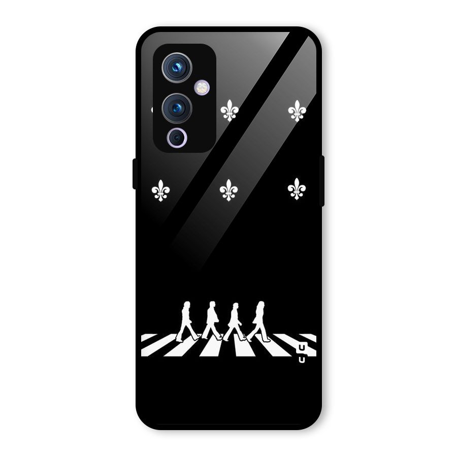Walking Four Glass Back Case for OnePlus 9