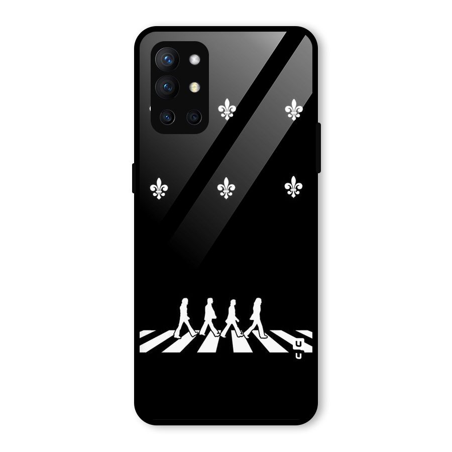 Walking Four Glass Back Case for OnePlus 9R