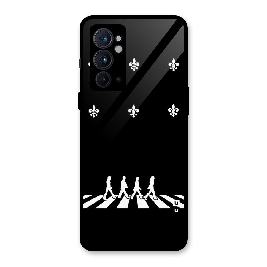 Walking Four Glass Back Case for OnePlus 9RT 5G
