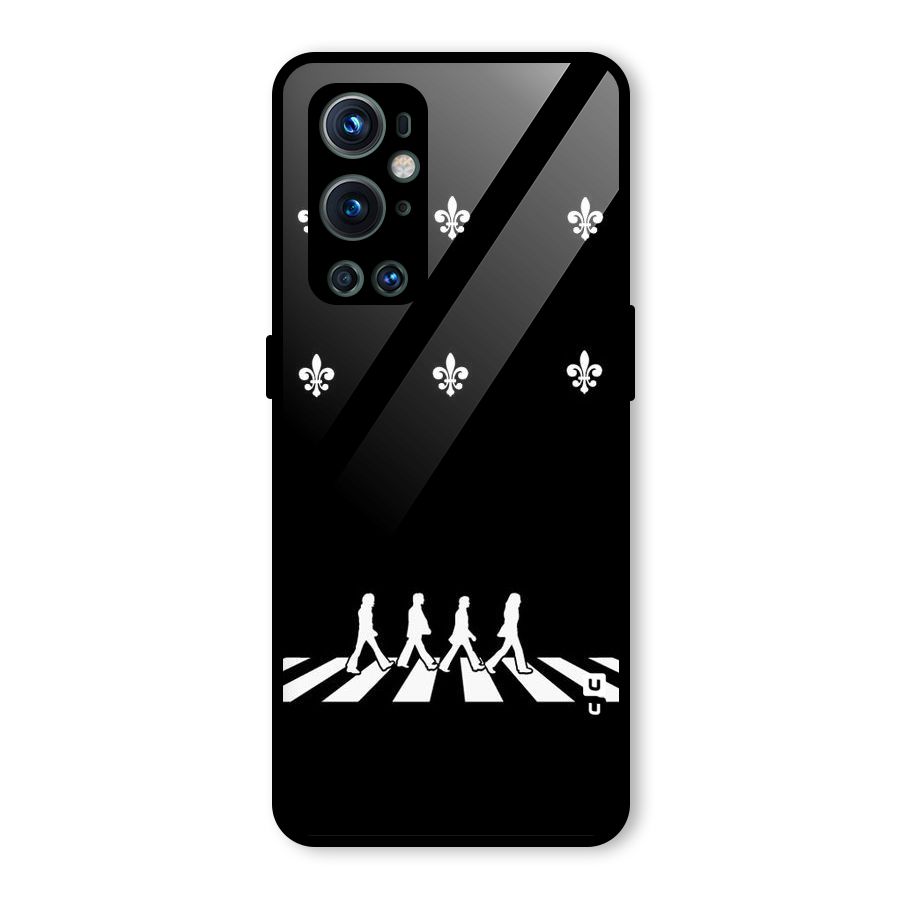 Walking Four Glass Back Case for OnePlus 9 Pro