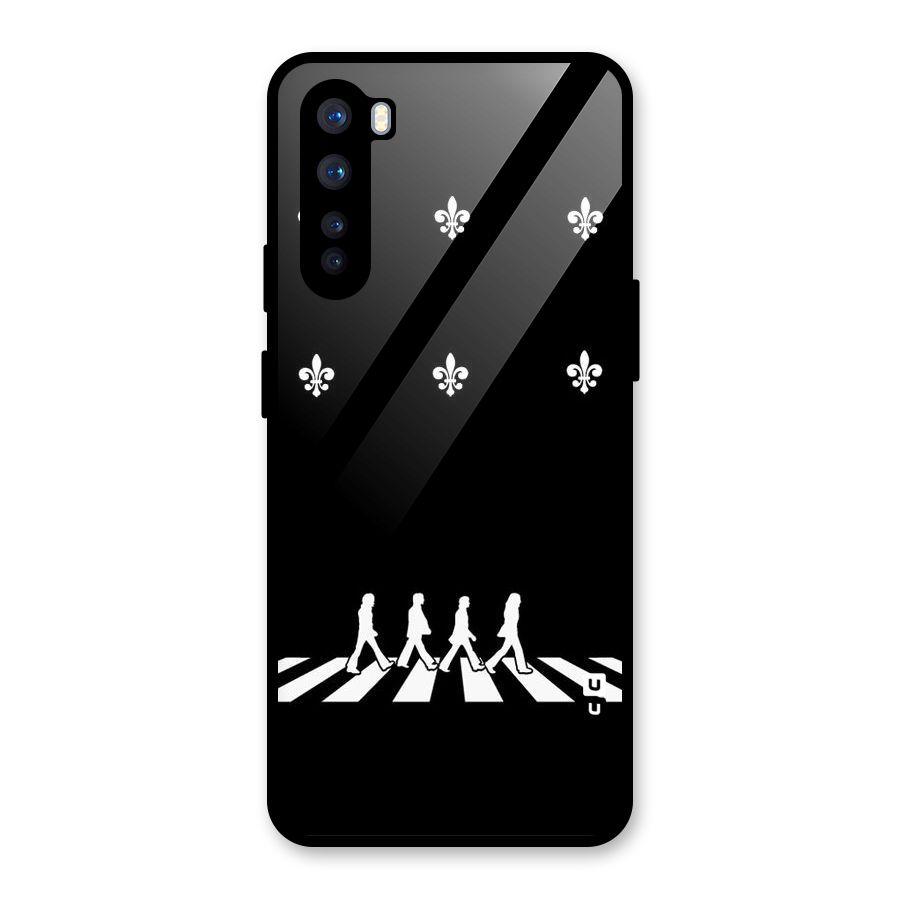 Walking Four Glass Back Case for OnePlus Nord