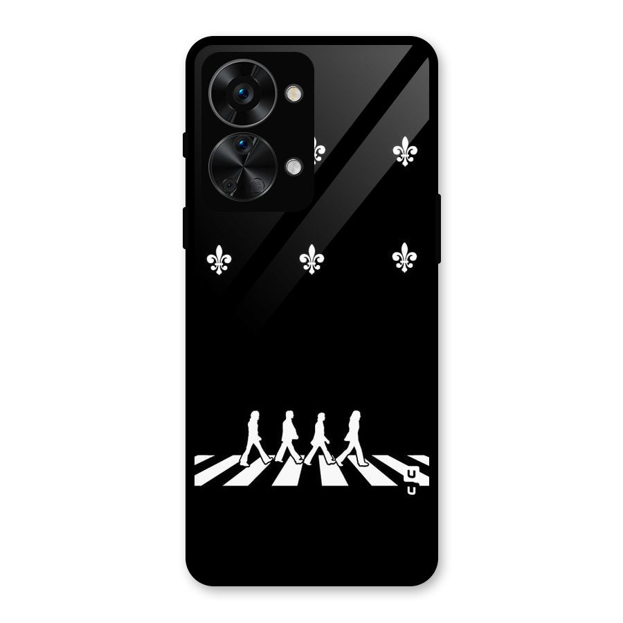 Walking Four Glass Back Case for OnePlus Nord 2T