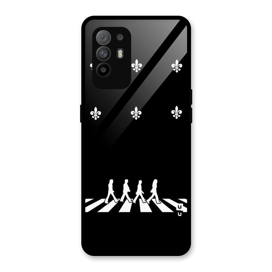 Walking Four Glass Back Case for Oppo F19 Pro Plus 5G