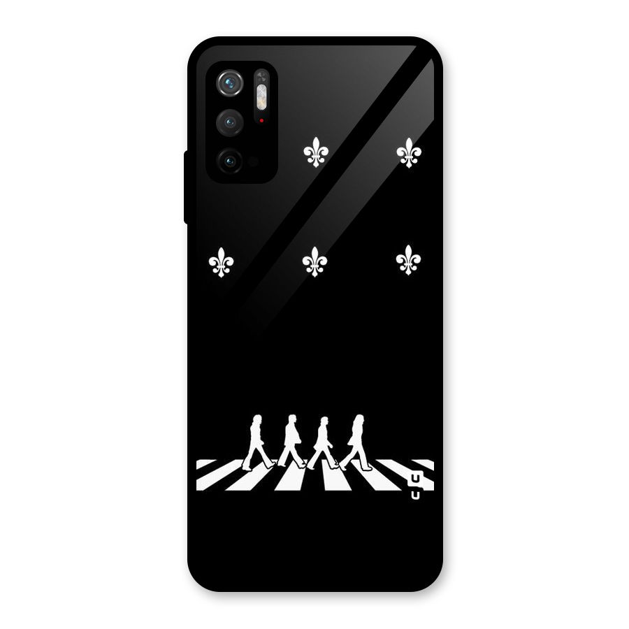 Walking Four Glass Back Case for Poco M3 Pro 5G