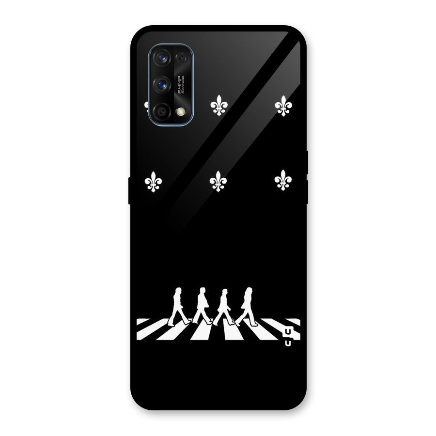 Walking Four Glass Back Case for Realme 7 Pro