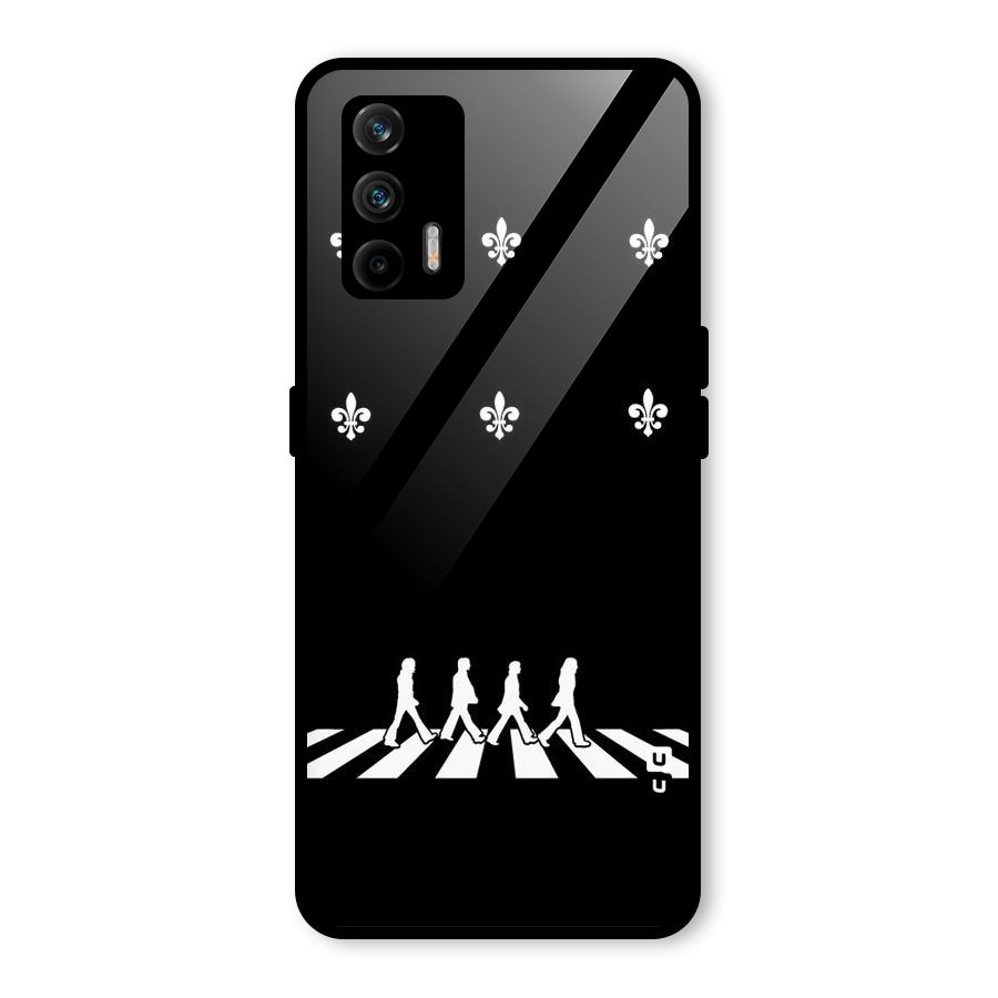 Walking Four Glass Back Case for Realme GT 5G