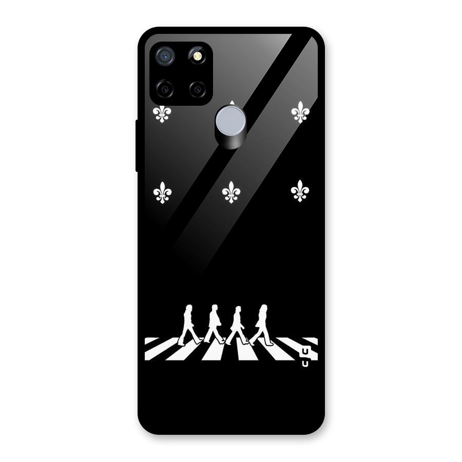 Walking Four Glass Back Case for Realme Narzo 20