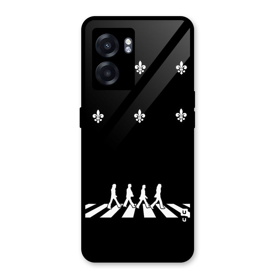 Walking Four Glass Back Case for Realme Narzo 50 5G