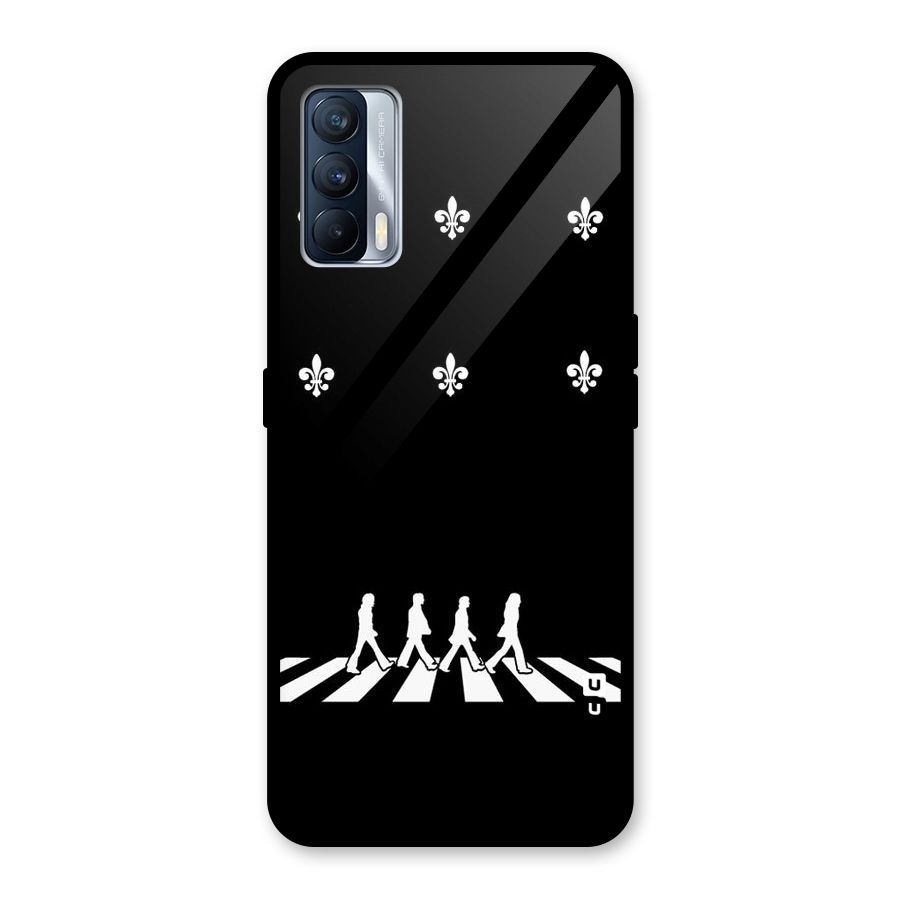 Walking Four Glass Back Case for Realme X7