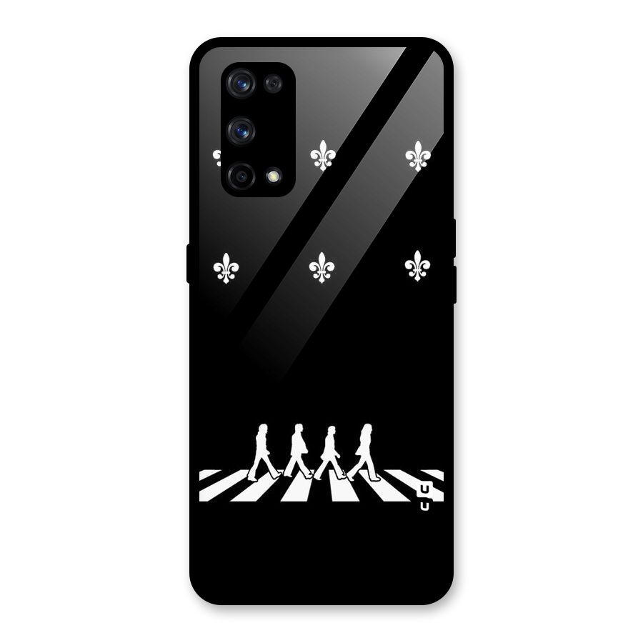 Walking Four Glass Back Case for Realme X7 Pro