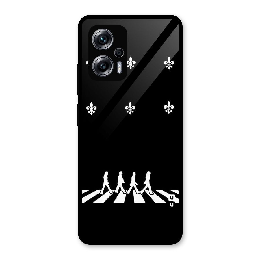 Walking Four Glass Back Case for Redmi K50i
