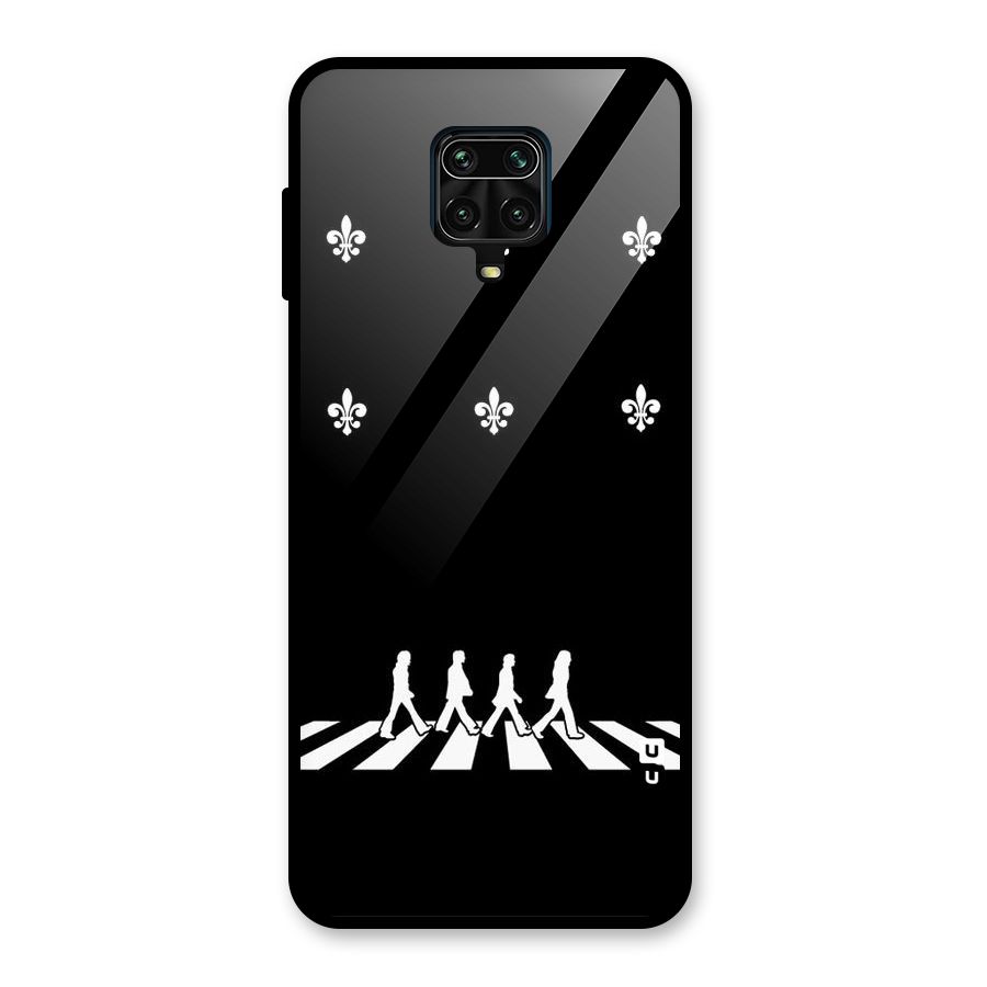 Walking Four Glass Back Case for Redmi Note 9 Pro Max