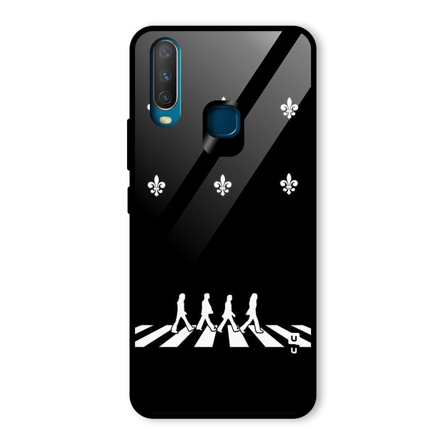 Walking Four Glass Back Case for Vivo U10