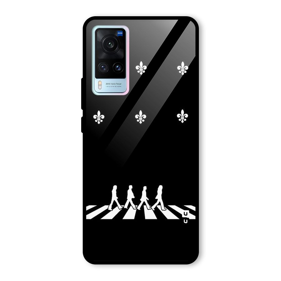 Walking Four Glass Back Case for Vivo X60