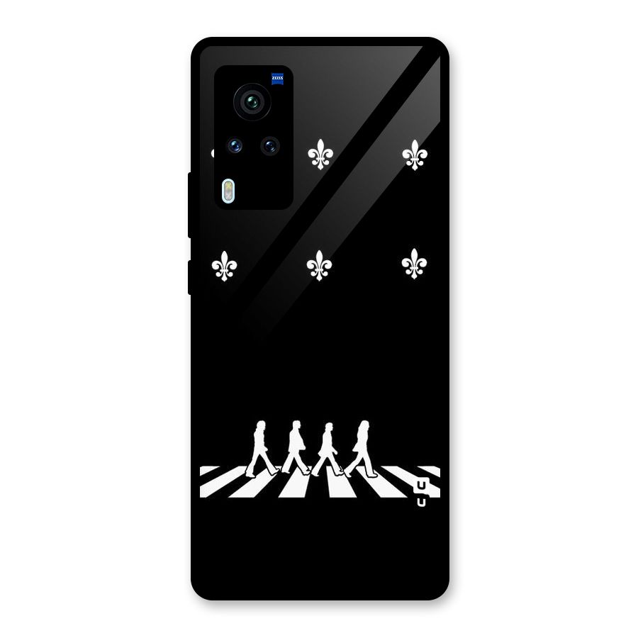 Walking Four Glass Back Case for Vivo X60 Pro