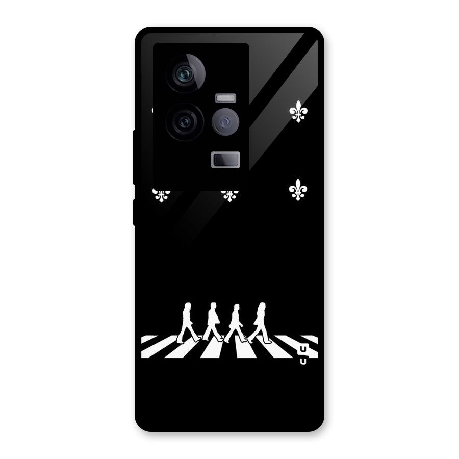 Walking Four Glass Back Case for Vivo iQOO 11 5G