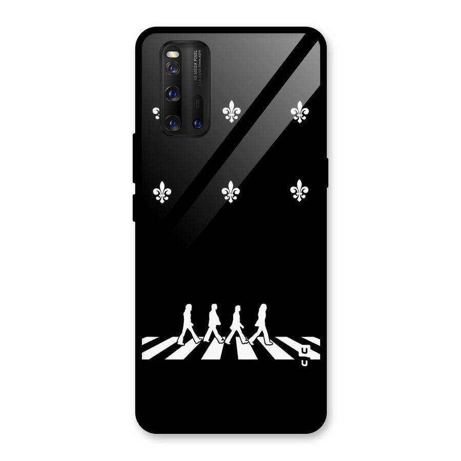 Walking Four Glass Back Case for Vivo iQOO 3