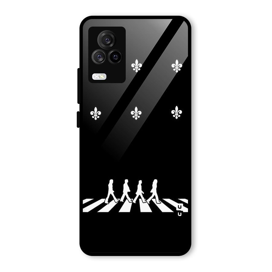 Walking Four Glass Back Case for Vivo iQOO 7 Legend 5G