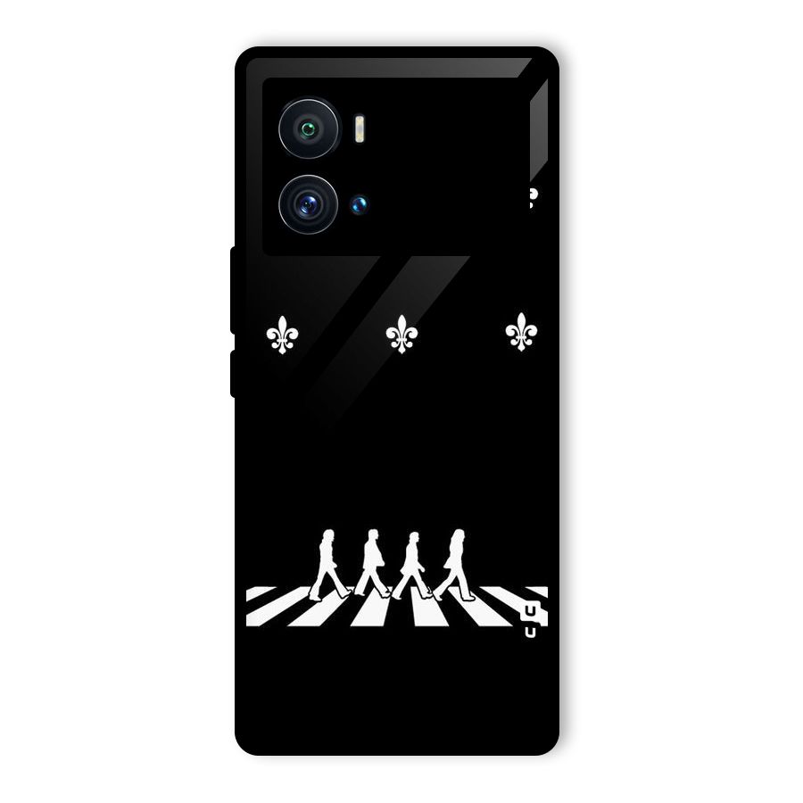 Walking Four Glass Back Case for Vivo iQOO 9 Pro