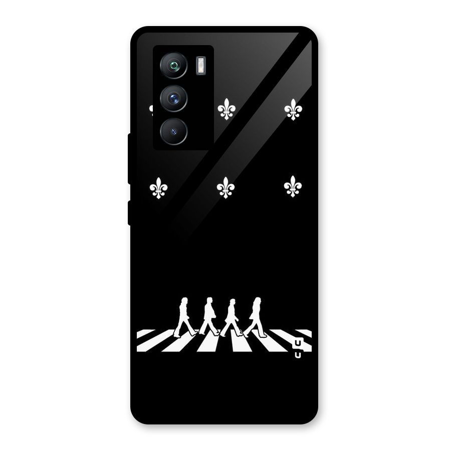 Walking Four Glass Back Case for Vivo iQOO 9 SE
