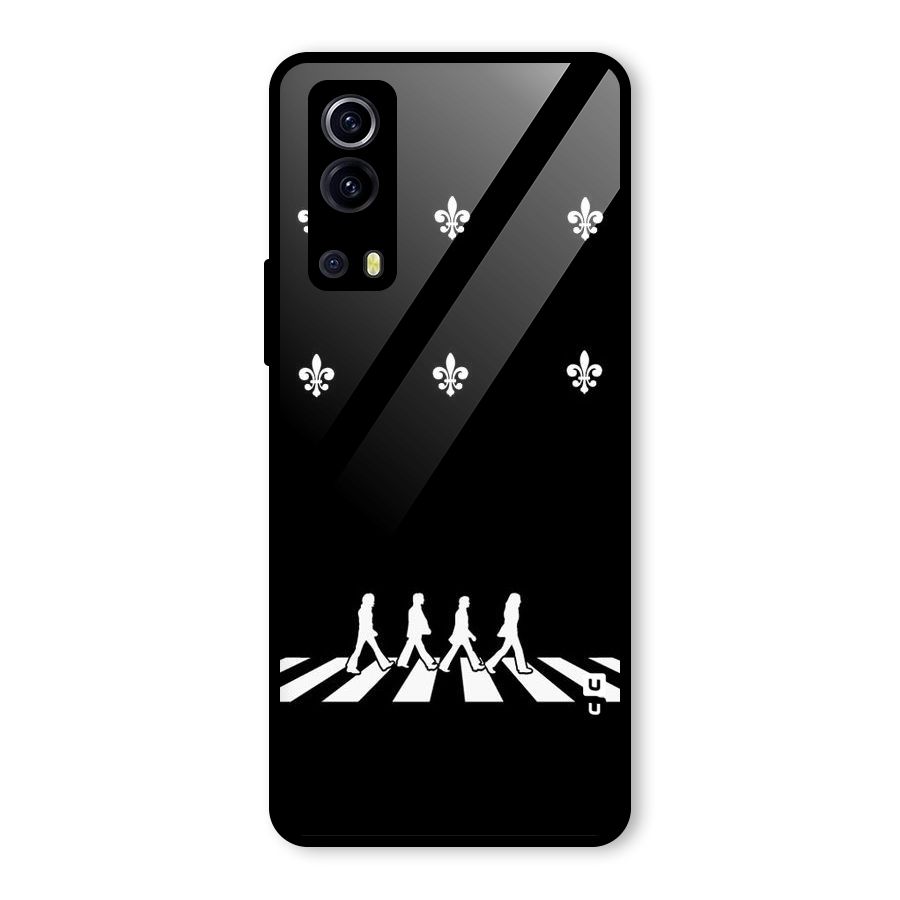 Walking Four Glass Back Case for Vivo iQOO Z3