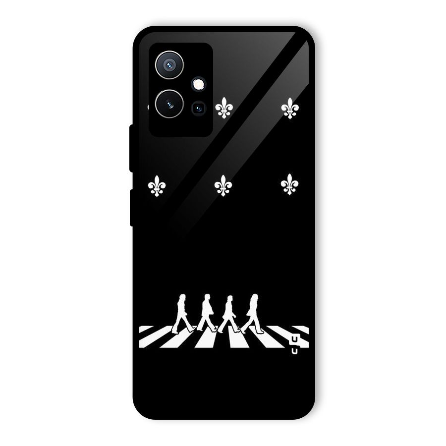 Walking Four Glass Back Case for Vivo iQOO Z6