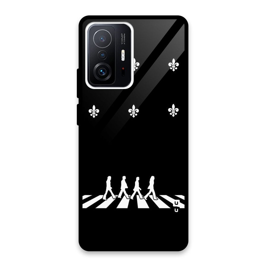 Walking Four Glass Back Case for Xiaomi 11T Pro