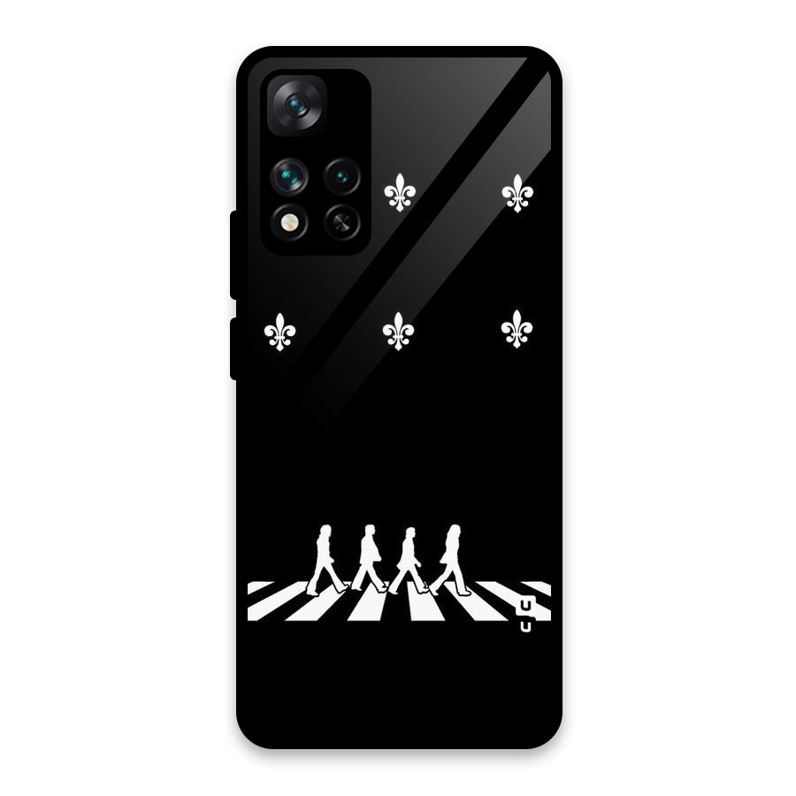 Walking Four Glass Back Case for Xiaomi 11i HyperCharge 5G