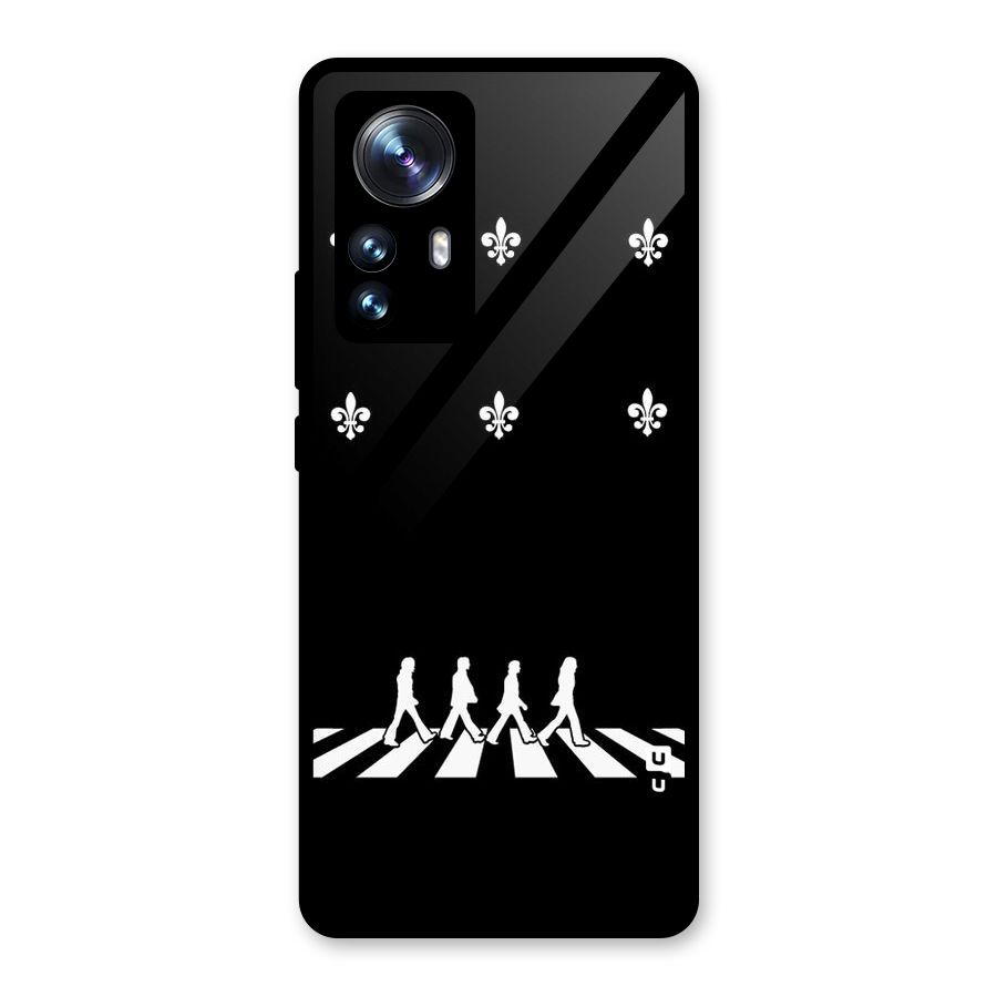 Walking Four Glass Back Case for Xiaomi 12 Pro
